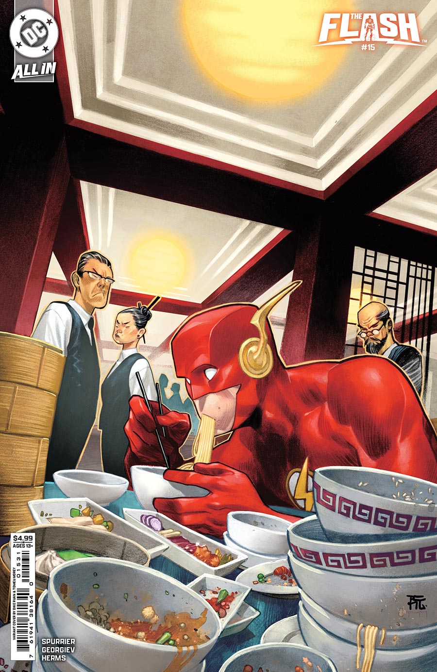 Flash Vol 6 #15 Cover C Variant Dike Ruan Card Stock Cover (DC All In)