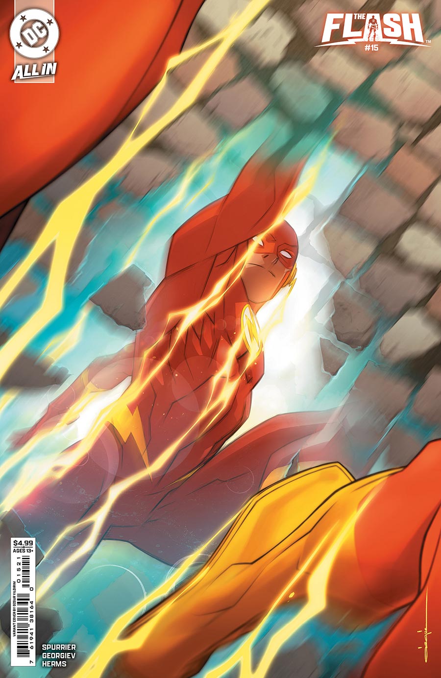 Flash Vol 6 #15 Cover B Variant Ozgur Yildirim Card Stock Cover (DC All In)