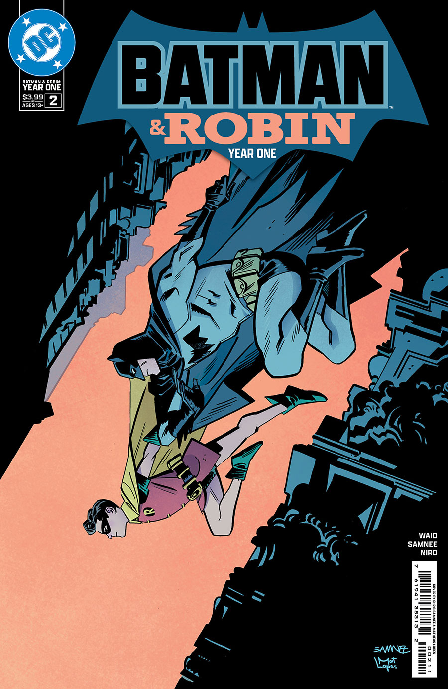 Batman And Robin Year One #2 Cover A Regular Chris Samnee Cover