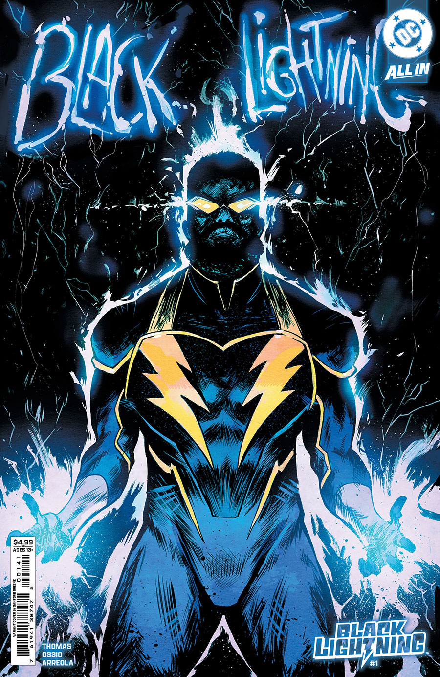 Black Lightning Vol 3 #1 Cover C Variant Sanford Greene Card Stock Cover (DC All In)