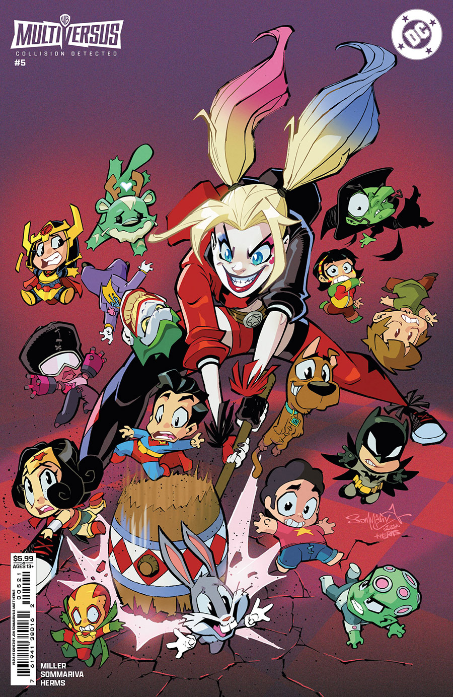 Multiversus Collision Detected #5 Cover B Variant Jon Sommariva Card Stock Cover