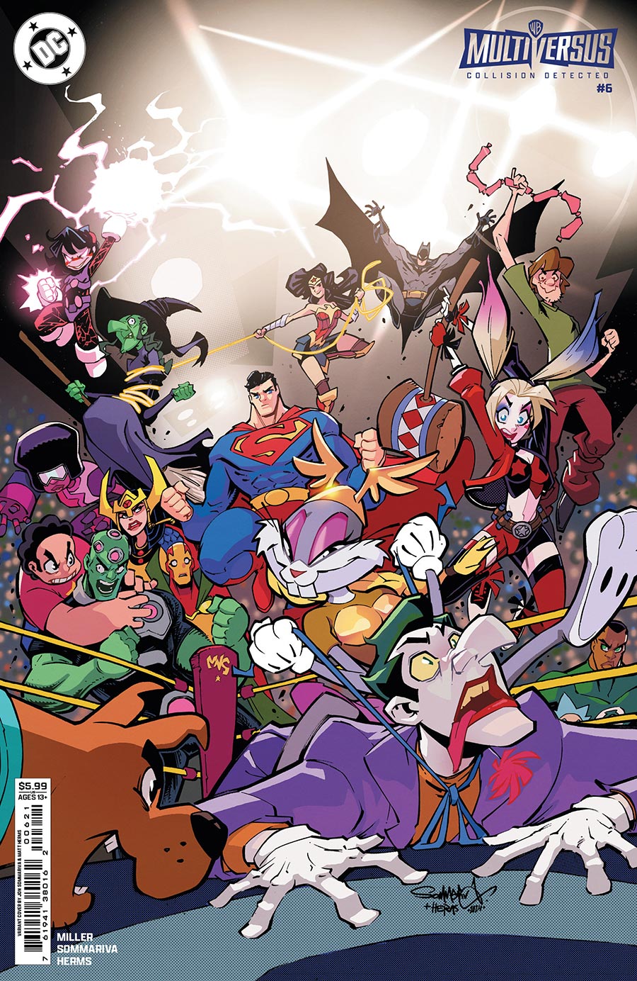 Multiversus Collision Detected #6 Cover B Variant Jon Sommariva Card Stock Cover