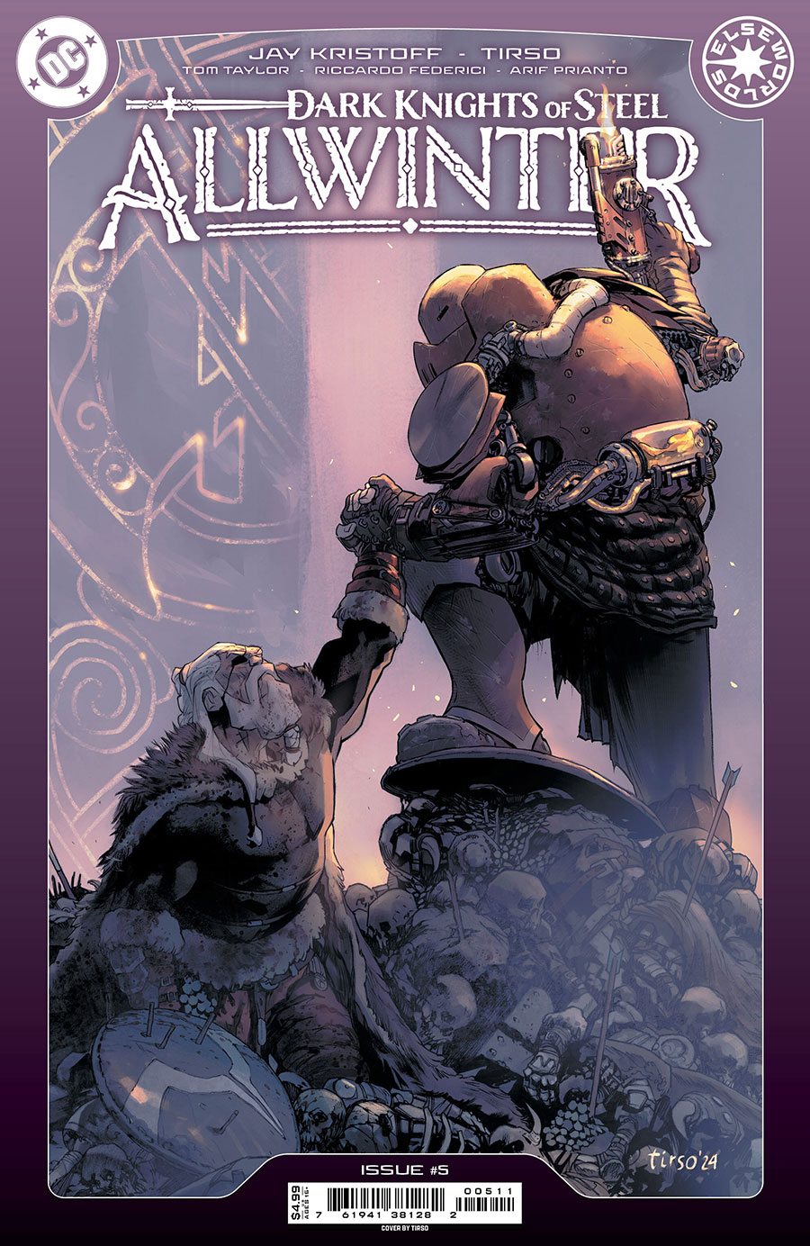 Dark Knights Of Steel Allwinter #5 Cover A Regular Tirso Cover