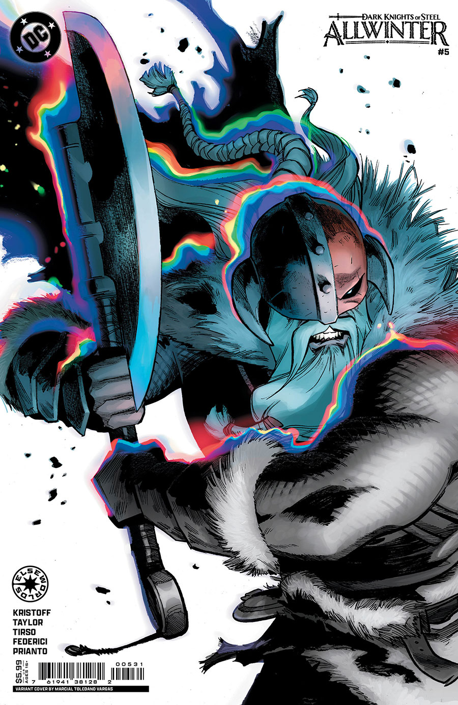 Dark Knights Of Steel Allwinter #5 Cover C Variant Marcial Toledano Vargas Card Stock Cover