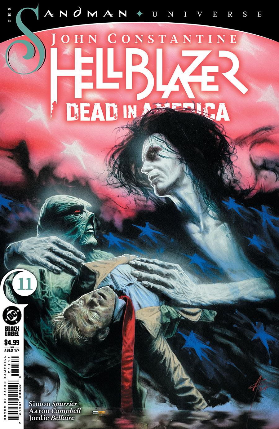 John Constantine Hellblazer Dead In America #11 Cover A Regular Aaron Campbell Cover