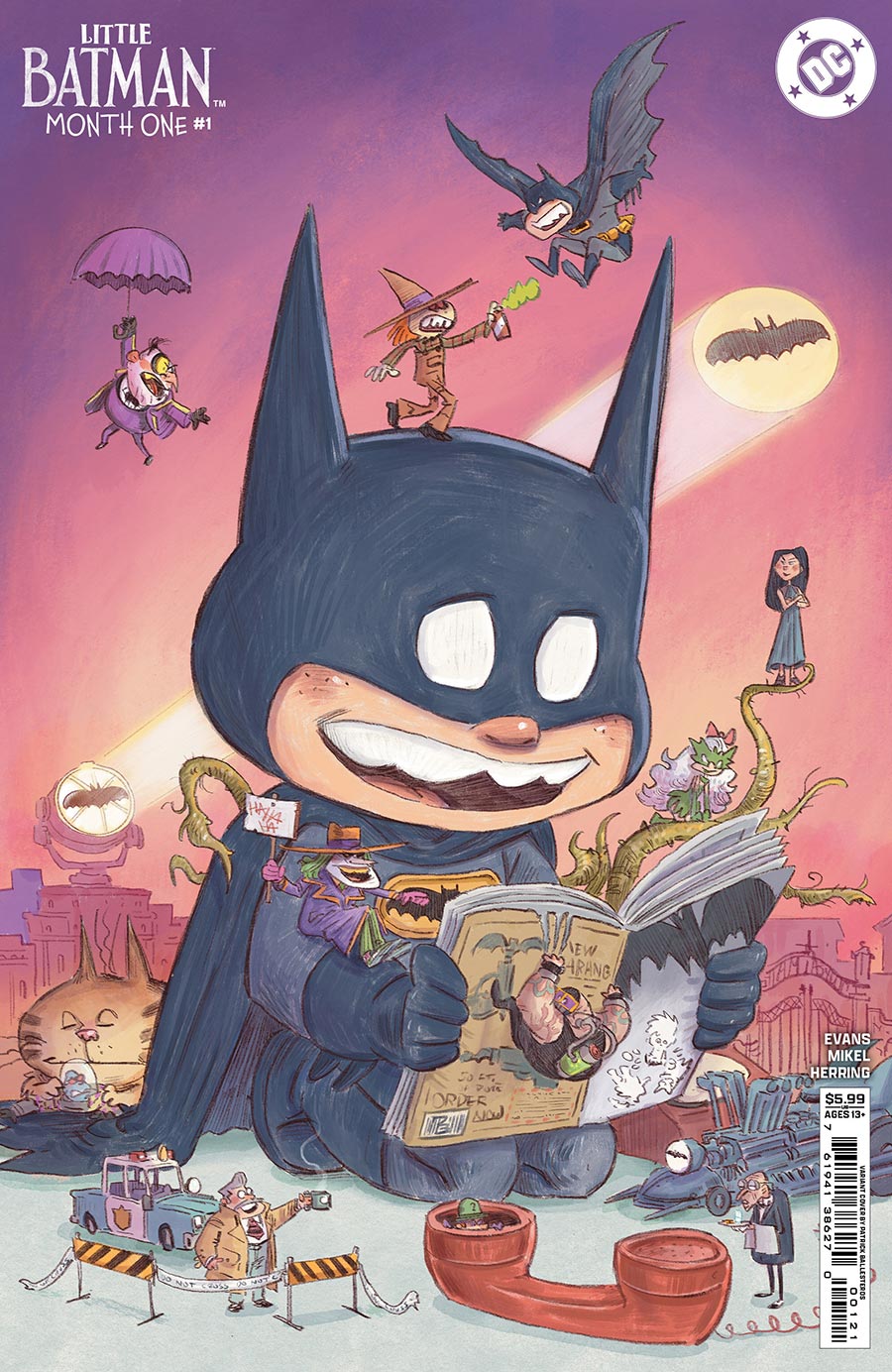Little Batman Month One #1 Cover B Variant Patrick Ballesteros Card Stock Cover