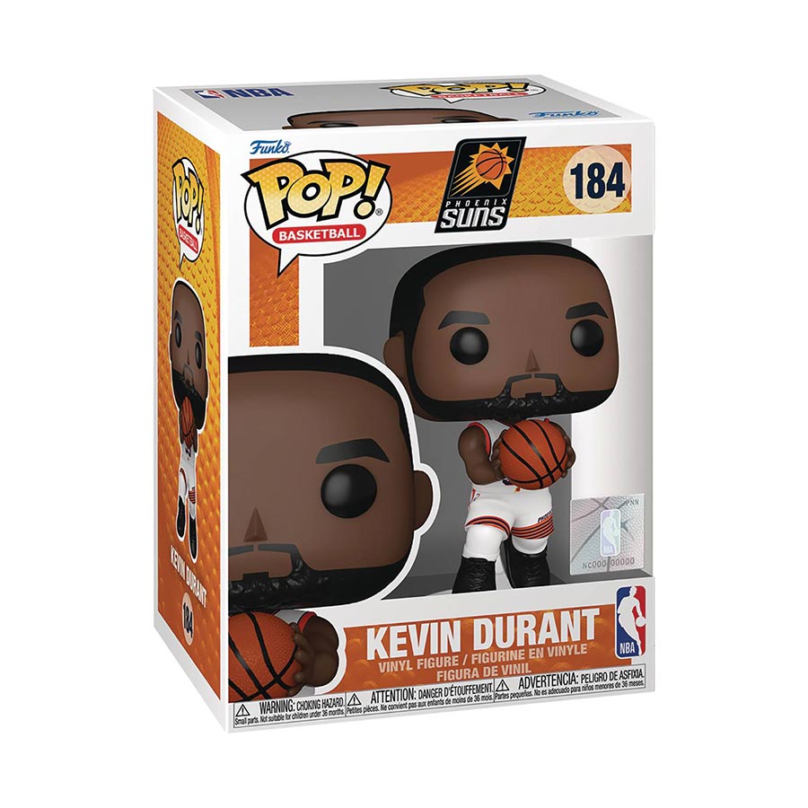 POP NBA Phoenix Suns Kevin Durant (White Jersey) Vinyl Figure