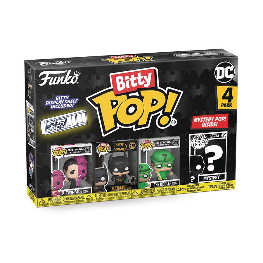Bitty POP Batman 85th Anniversary Batman Series 2 Two-Face 4-Pack Viny Figure