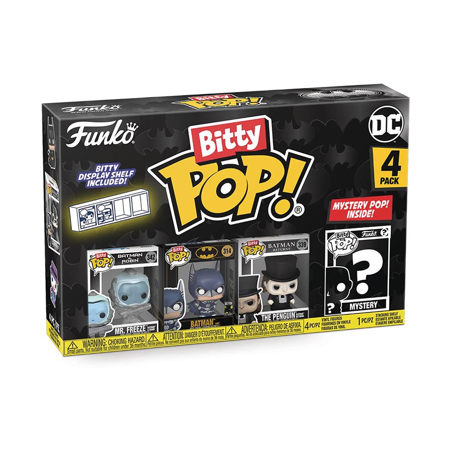 Bitty POP Batman 85th Anniversary Batman Series 3 Mr Freeze 4-Pack Vinyl Figure