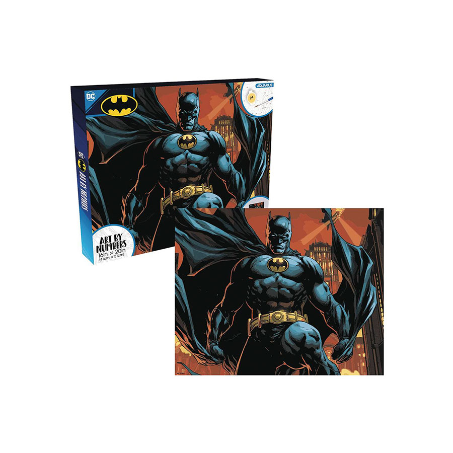 DC Comics Batman Art By Numbers Painting Kit