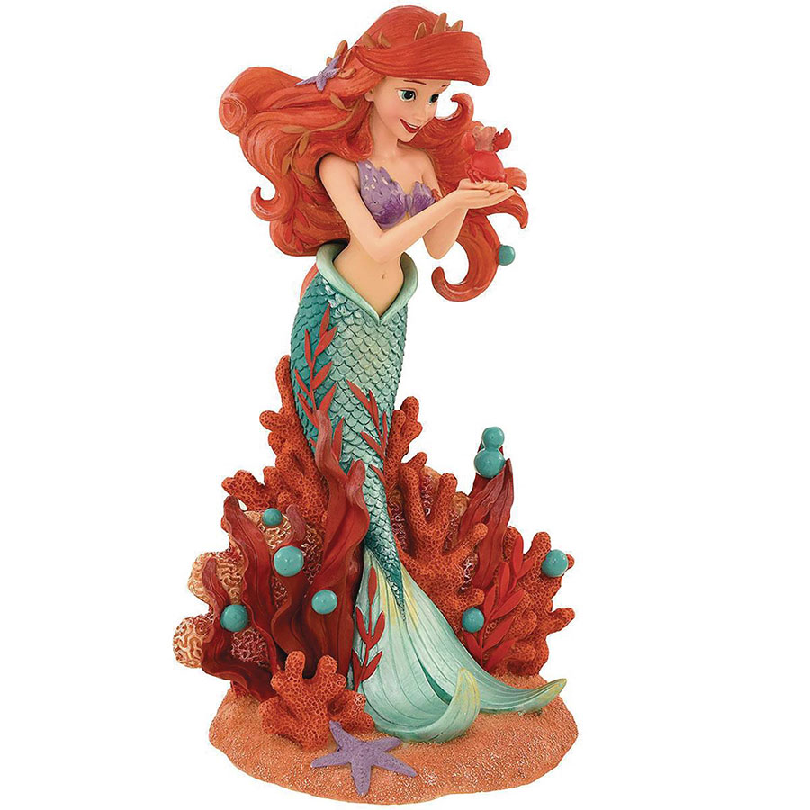 Disney Showcase Botanical Collection Figurine - Little Mermaid Ariel 8-Inch