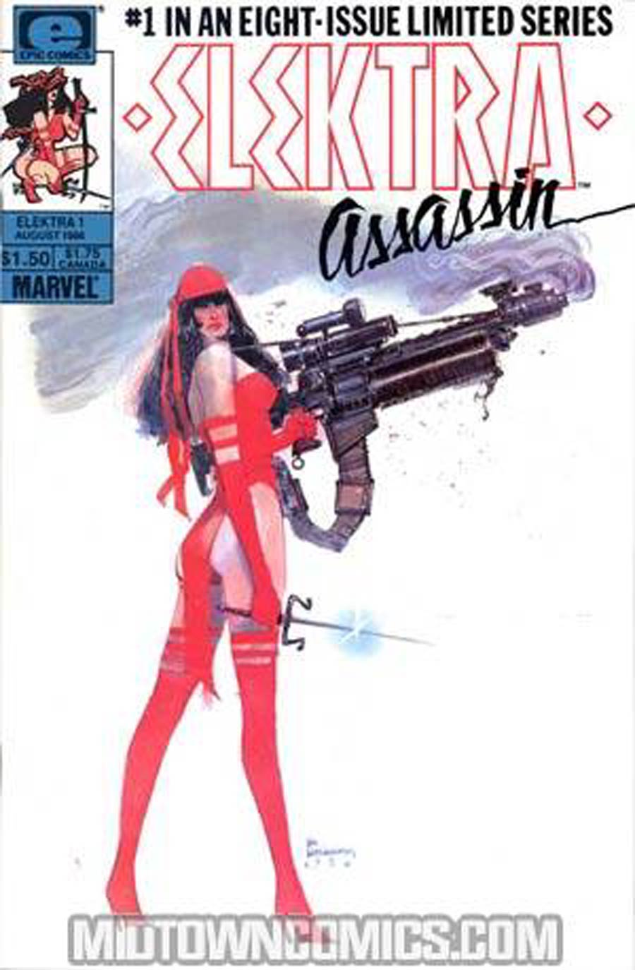 Elektra Assassin #1 Cover C Signed by Bill SIenkiewicz No COA 