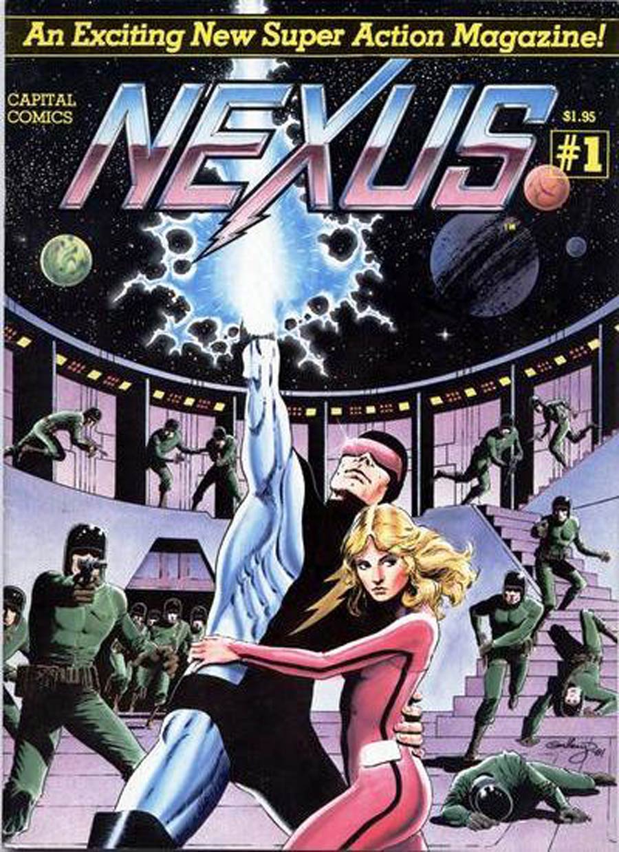 Nexus #1 Cover D With Poster Signed By Steve Rude Mike Baron Paul Gulacy COA Included