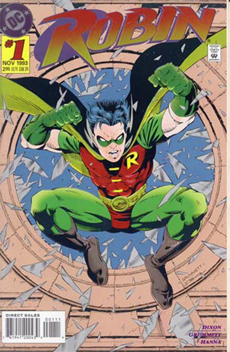 Robin Vol 4 #1 Cover E Collectors Edition Signed by Scott Hanna and Chuck Dixon No COA
