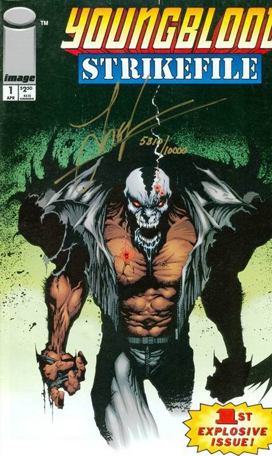 Youngblood Strikefile #1 Cover B DF Exclusive Signed by Jae Lee COA Included