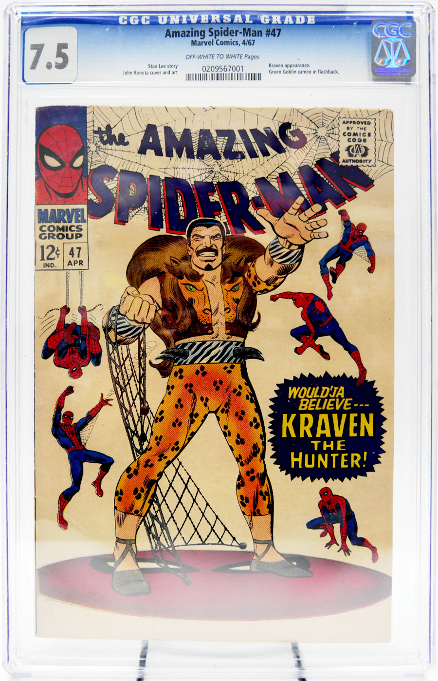 Amazing Spider-Man #47 Cover B CGC 7.5