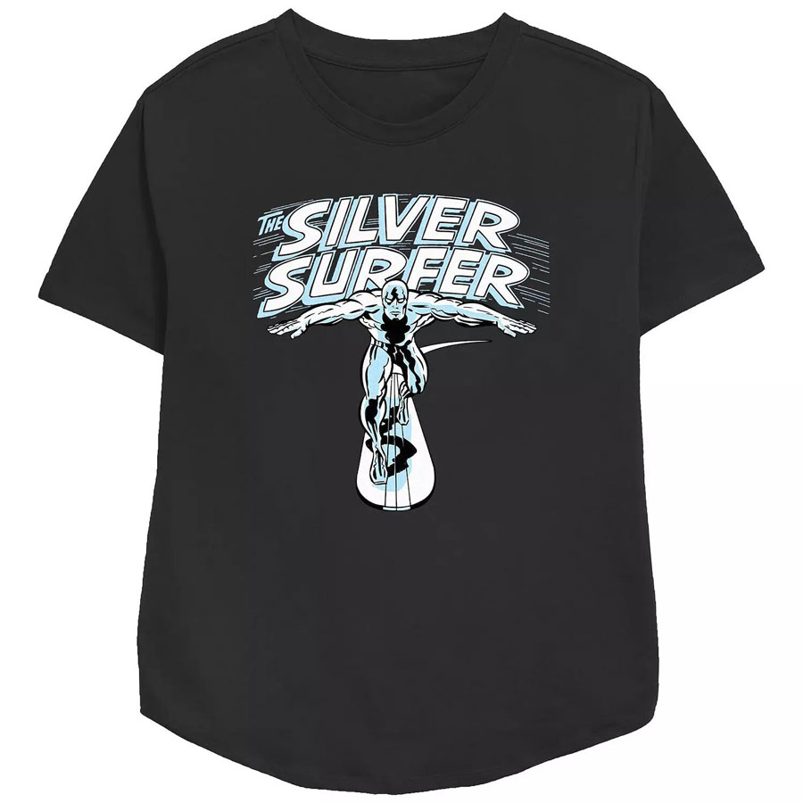 Marvel Silver Surfer Jack Kirby Black Mens T-Shirt XX-Large