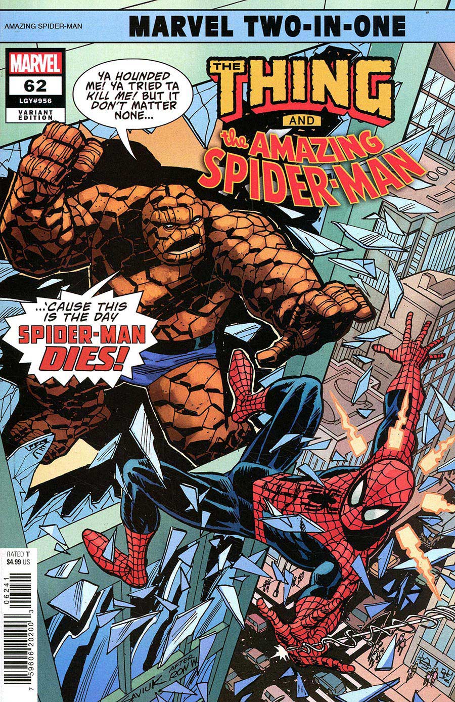Amazing Spider-Man Vol 6 #62 Cover C Variant Alex Saviuk Marvel Two-In-One Cover