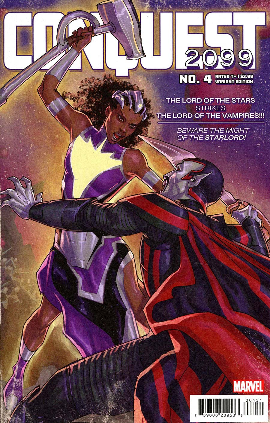 Conquest 2099 #4 Cover C Variant Pete Woods Sci-Fi Pulp Posters Cover