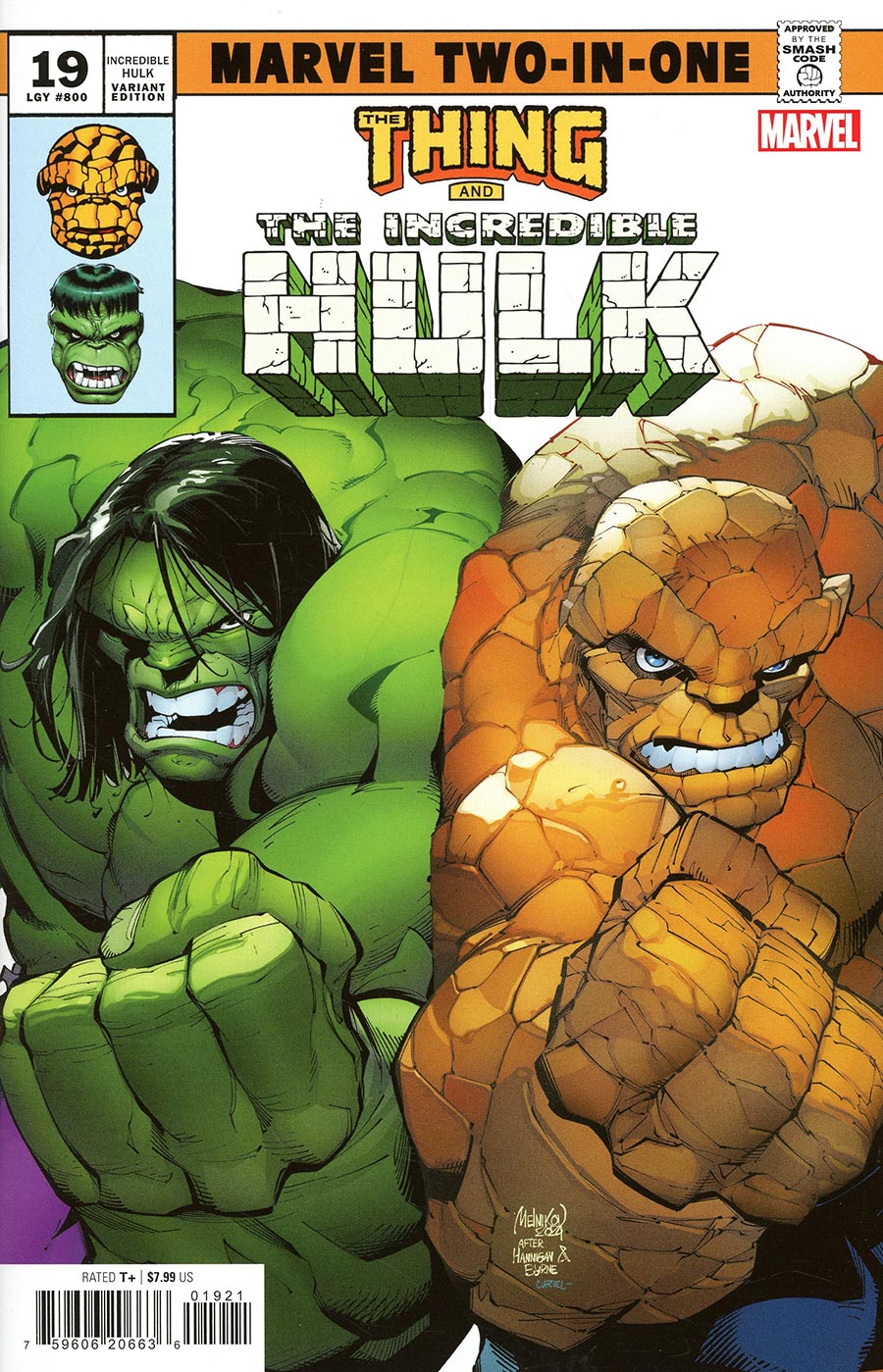 Incredible Hulk Vol 5 #19 Cover B Variant Gleb Melnikov Marvel Two-In-One Cover (#800)