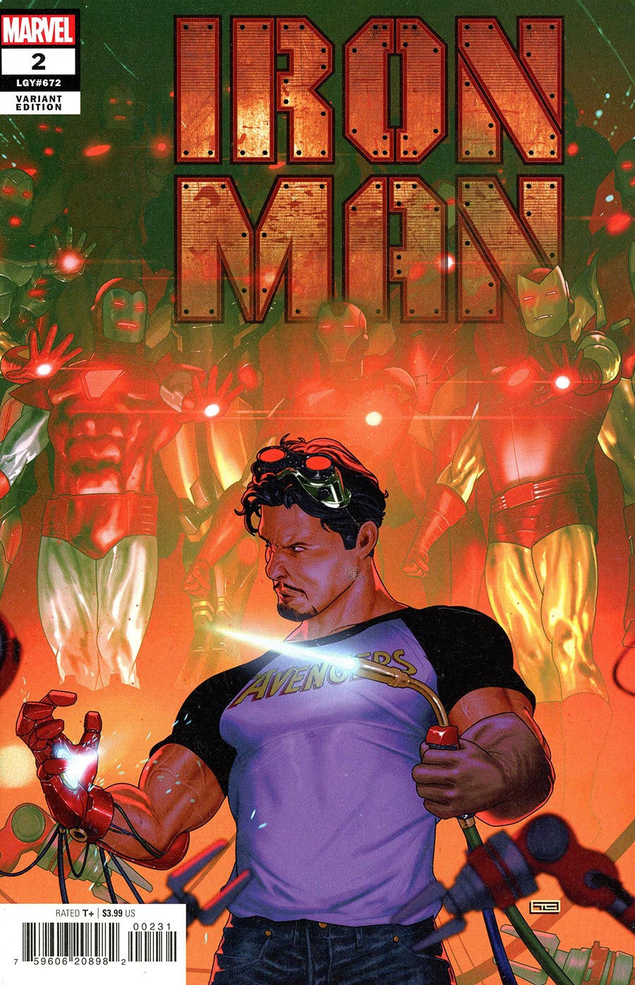 Iron Man Vol 7 #2 Cover C Variant Taurin Clarke Cover