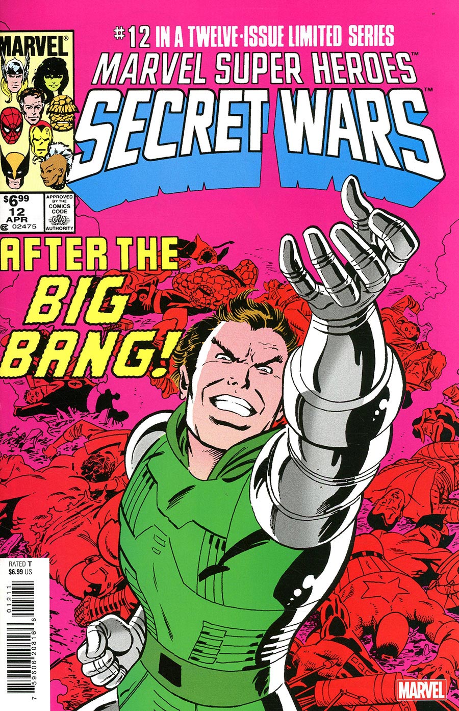 Marvel Super-Heroes Secret Wars #12 Cover D Facsimile Edition Variant Mike Zeck Foil Cover