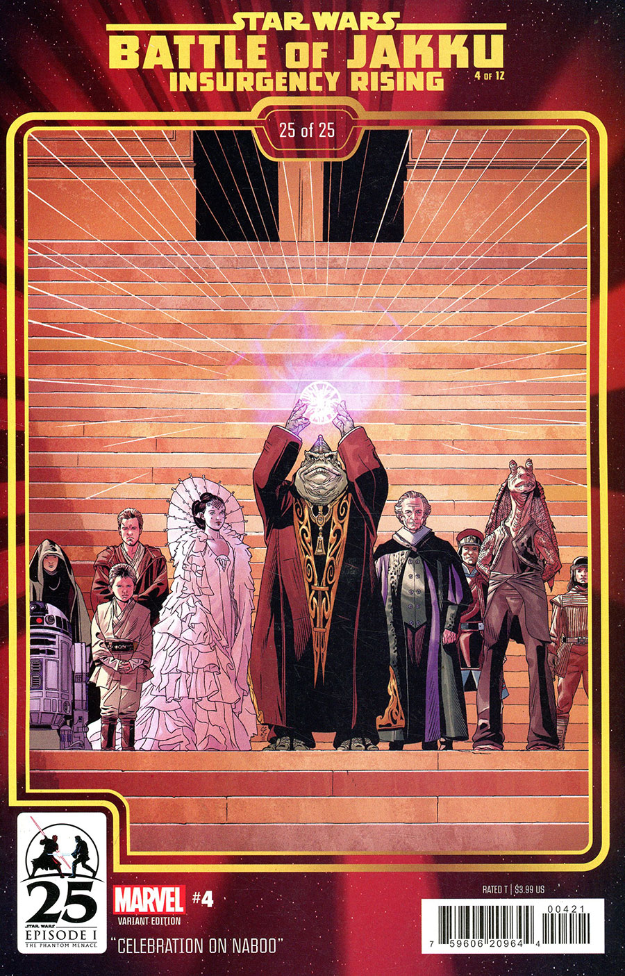 Star Wars Battle Of Jakku Insurgency Rising #4 Cover B Variant Chris Sprouse The Phantom Menace 25th Anniversary Cover