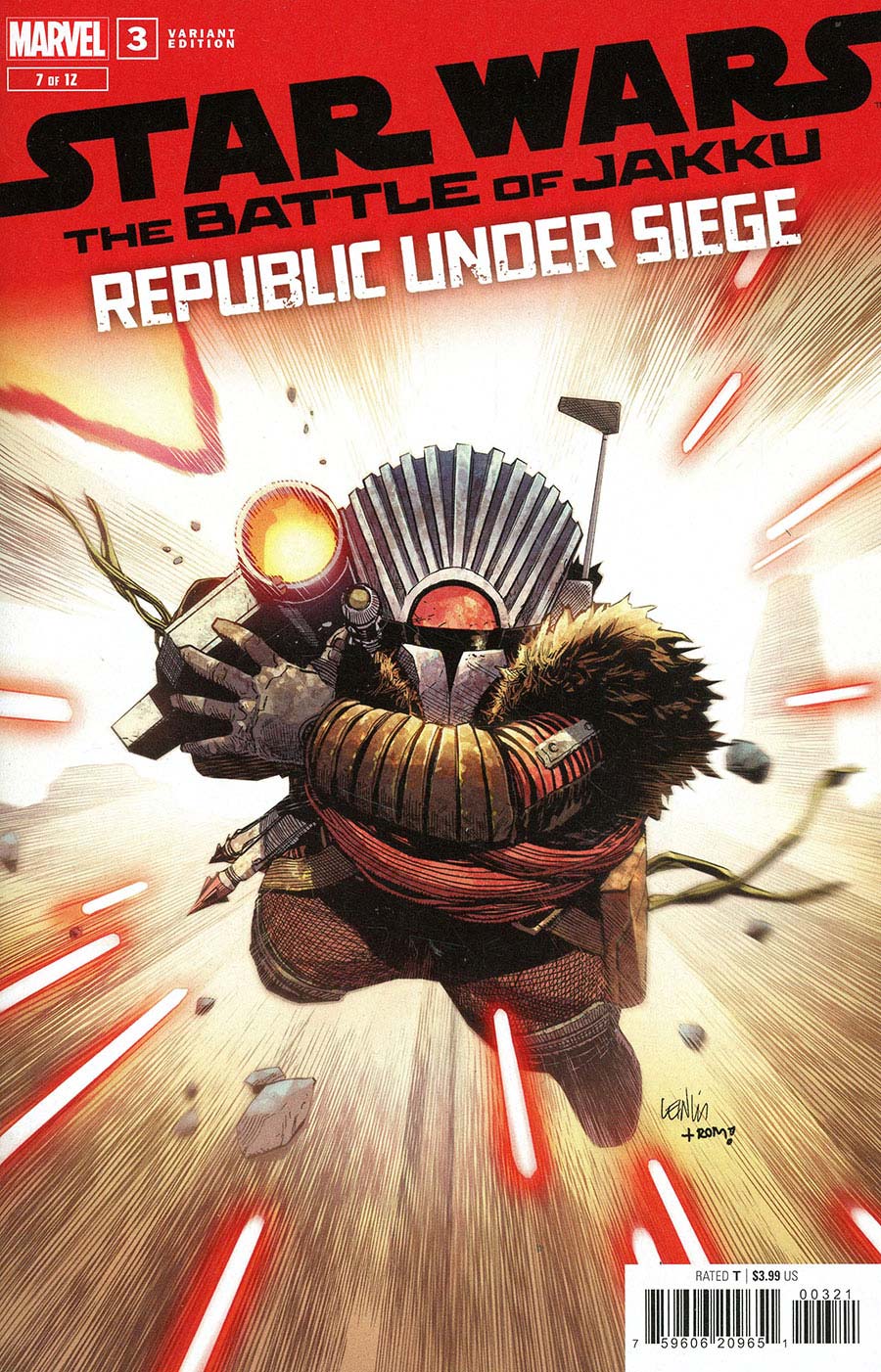 Star Wars Battle Of Jakku Republic Under Siege #3 Cover B Variant Leinil Francis Yu Cover