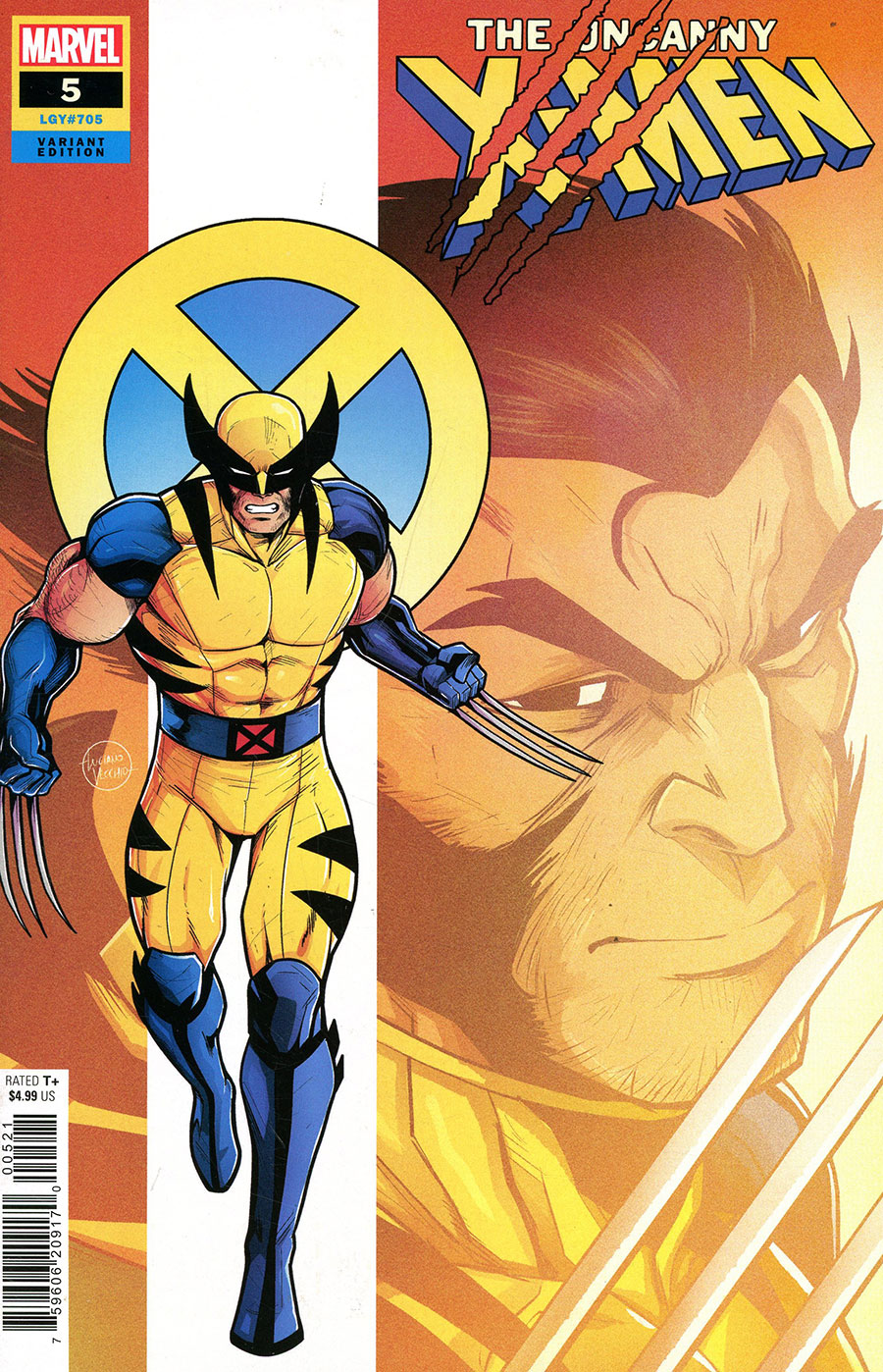 Uncanny X-Men Vol 6 #5 Cover C Variant Luciano Vecchio Wolverine Cover
