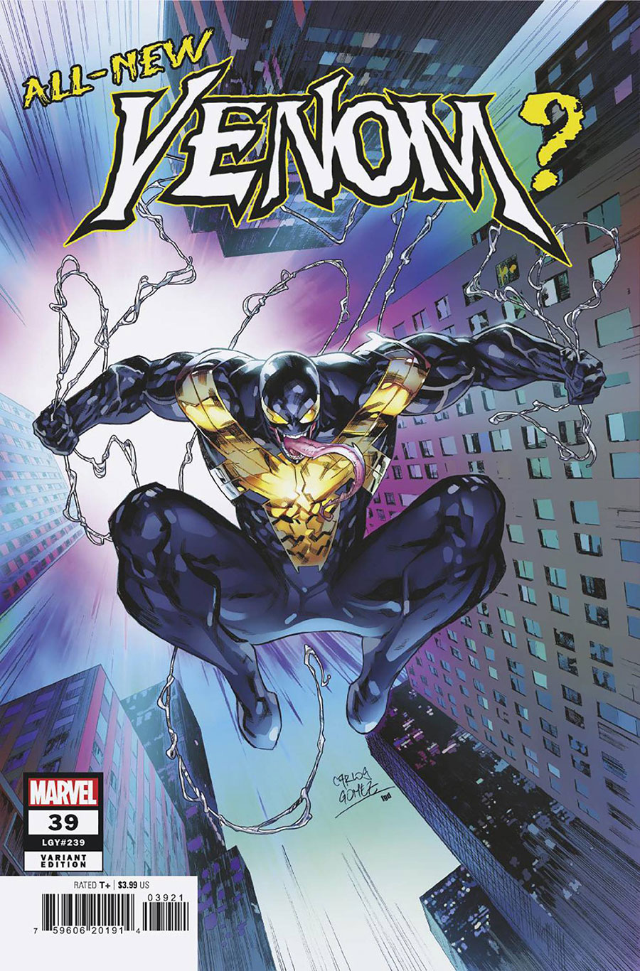 Venom Vol 5 #39 Cover C Variant Carlos Gomez Foreshadow Cover (Venom War Tie-In) (Limit 1 Per Customer)