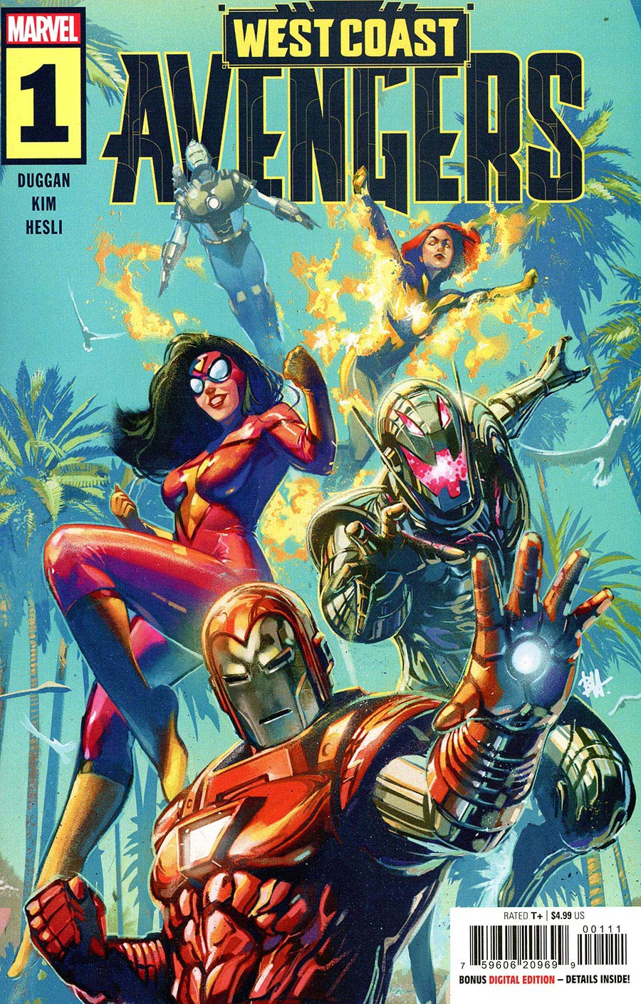 West Coast Avengers Vol 4 #1 Cover A Regular Ben Harvey Cover (Limit 1 Per Customer)