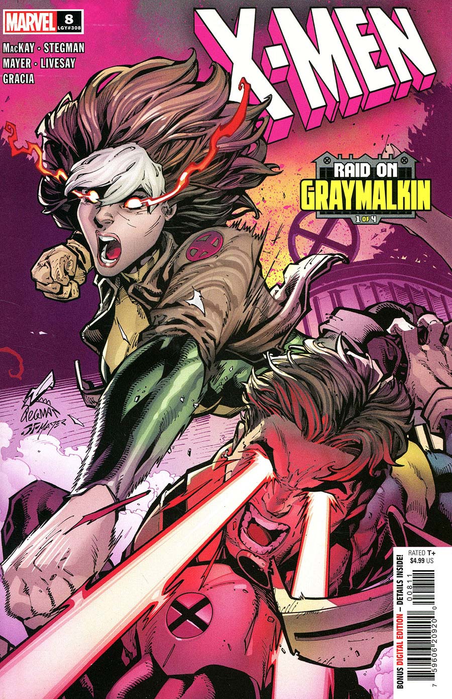 X-Men Vol 7 #8 Cover A Regular Ryan Stegman Cover (Raid On Graymalkin Part 1)
