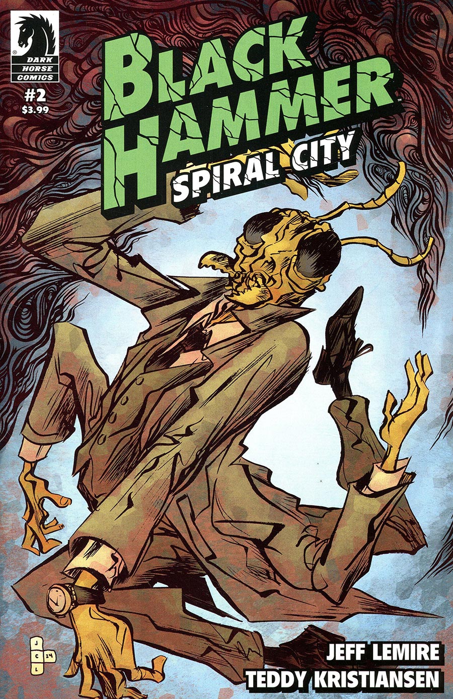 Black Hammer Spiral City #2 Cover B Variant Jesse Lonergan Cover