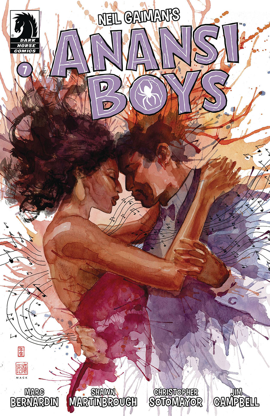 Neil Gaimans Anansi Boys I #7 Cover A Regular David Mack Cover