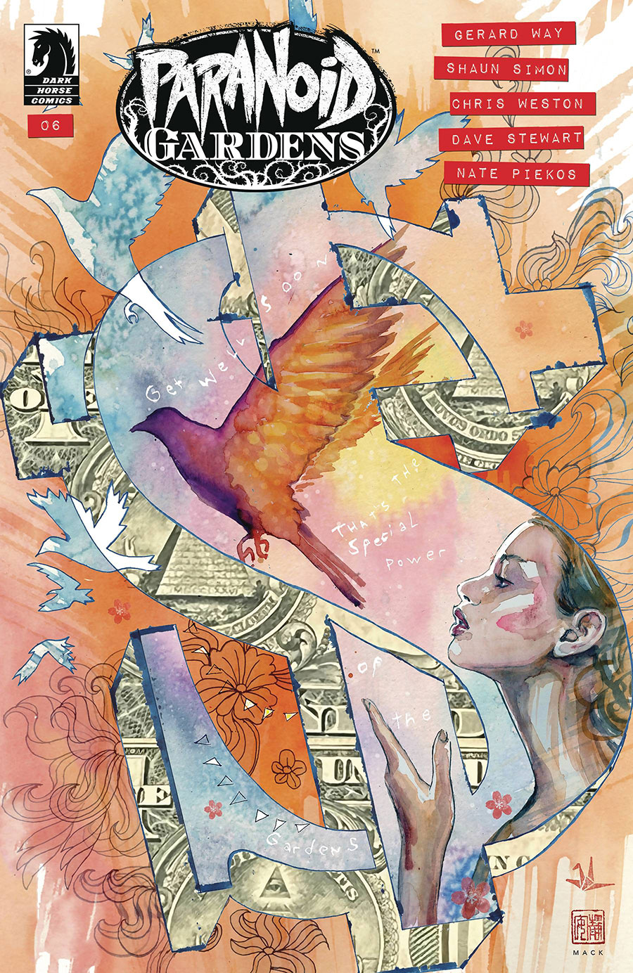 Paranoid Gardens #6 Cover B Variant David Mack Cover