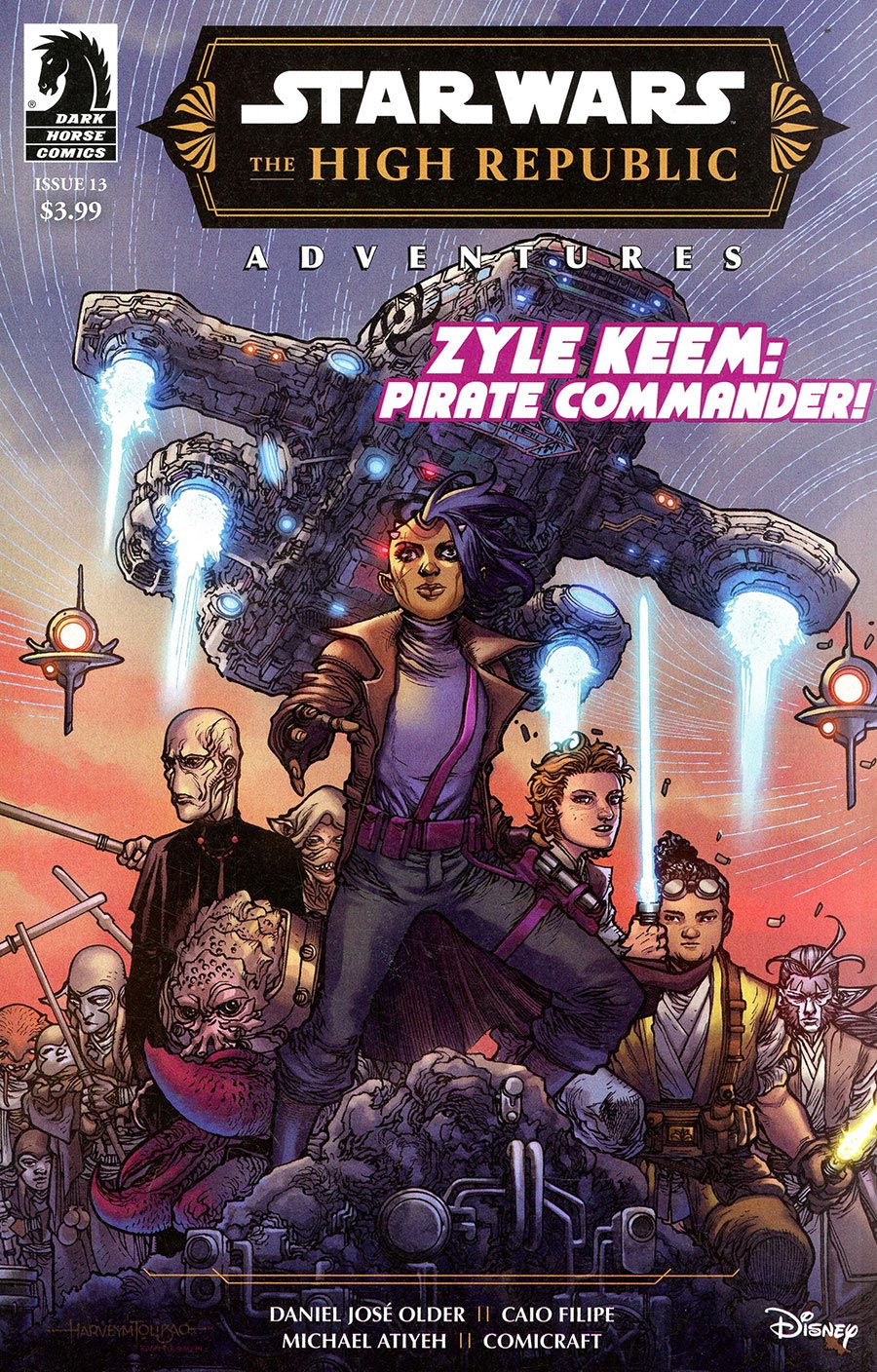 Star Wars The High Republic Adventures Phase III #13 Cover A Regular Harvey Tolibao Cover