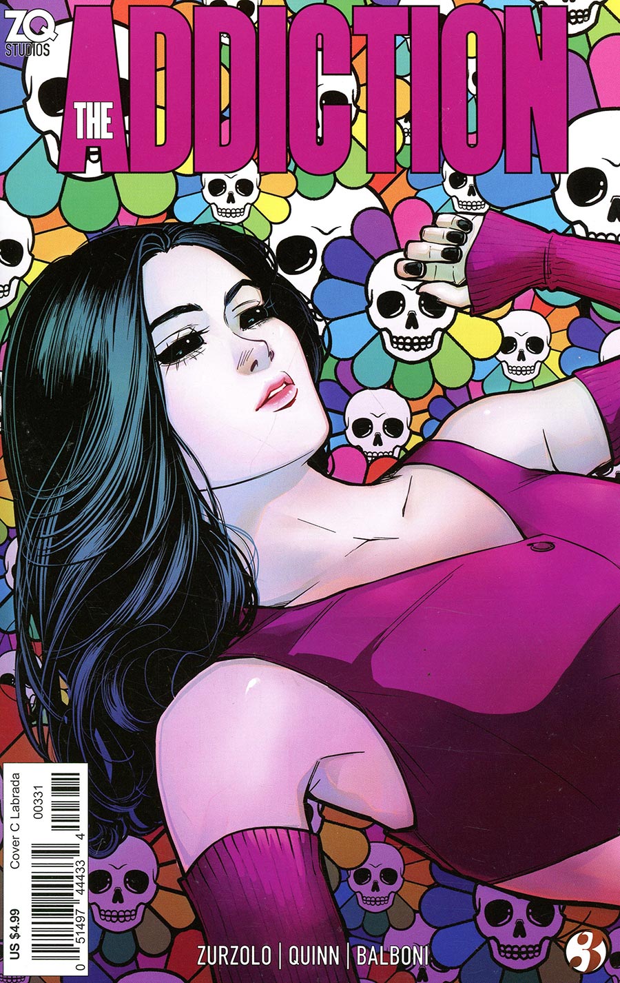 Addiction Death Of Your Life #3 Cover C Variant Andres Labrada Cover