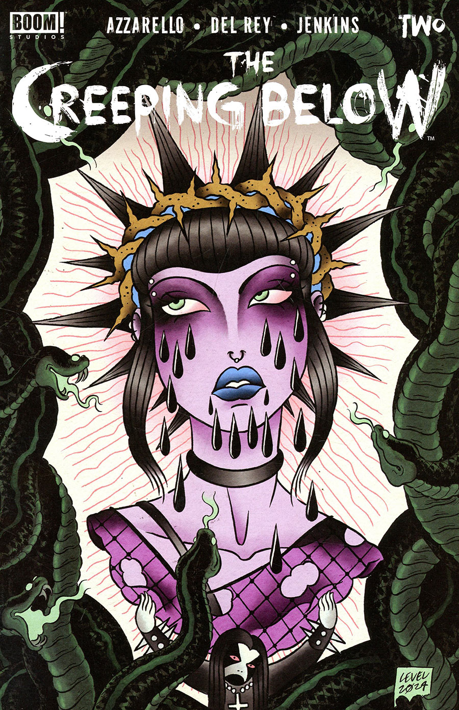Creeping Below #2 Cover B Variant Brian Level Cover
