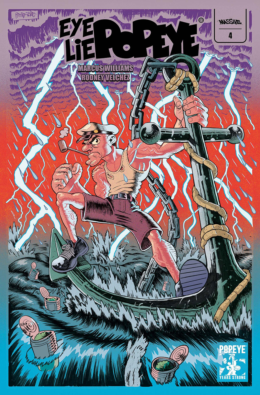 Eye Lie Popeye #4 Cover B Variant Jake Smith Cover