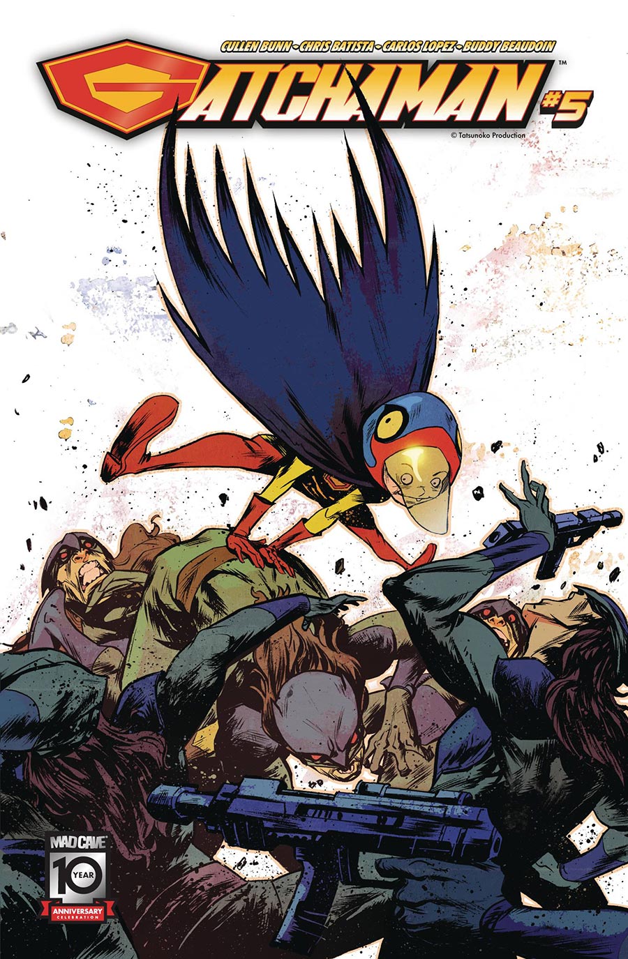 Gatchaman #5 Cover B Variant Sanford Greene Connecting Cover