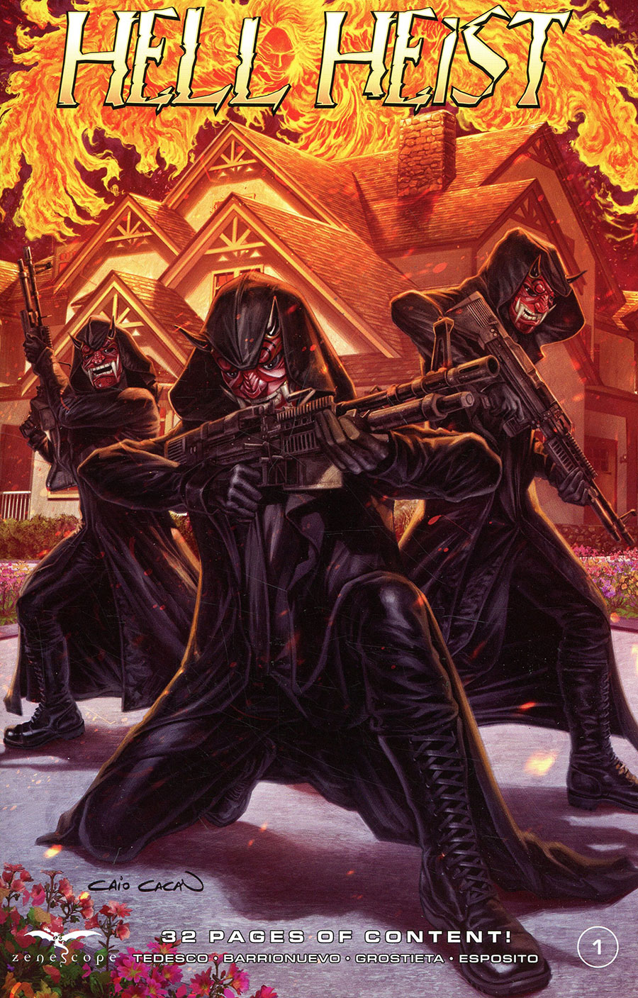 Hell Heist #1 Cover A Regular Caio Cacau Cover