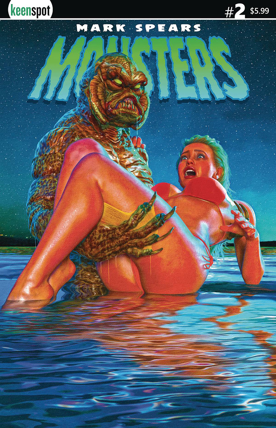 Mark Spears Monsters #2 Cover C Variant Mark Spears Creature Feature Cover (Limit 1 Per Customer)