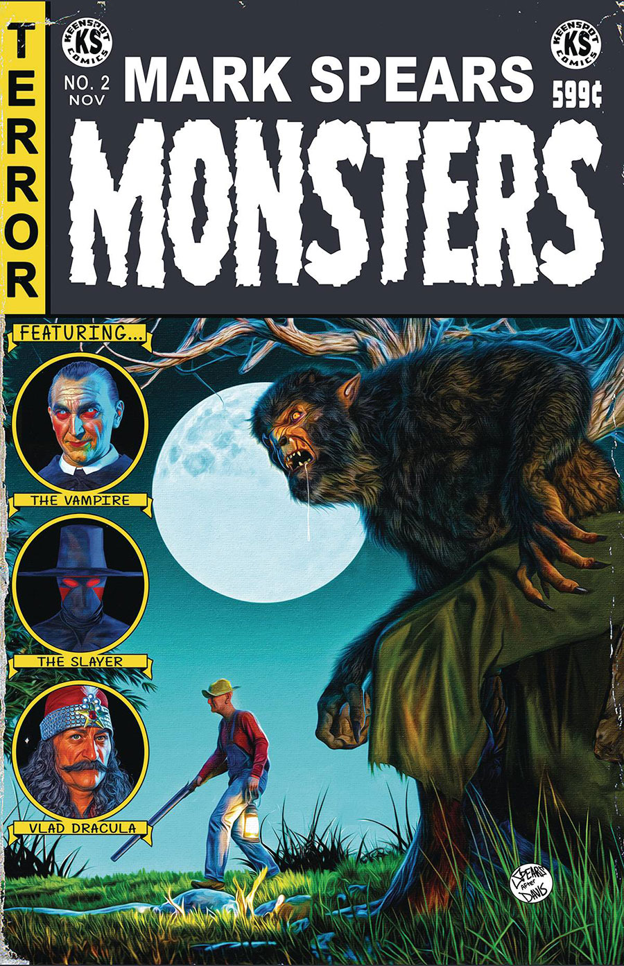 Mark Spears Monsters #2 Cover D Variant Mark Spears EC Comics Homage Cover (Limit 1 Per Customer)