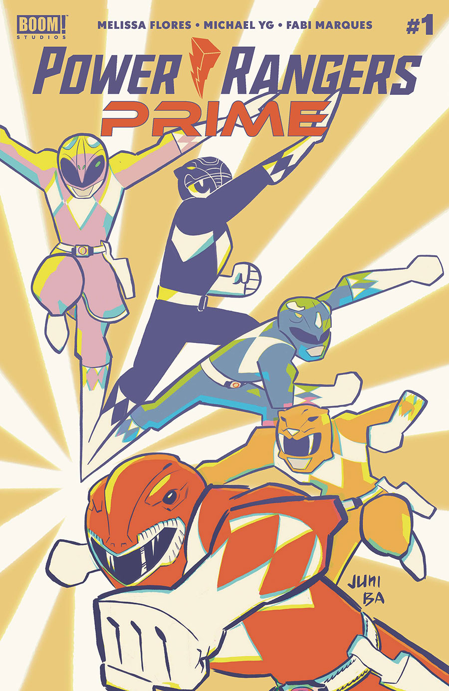 Power Rangers Prime #1 Cover B Variant Juni Ba Cover (Limit 1 Per Customer)