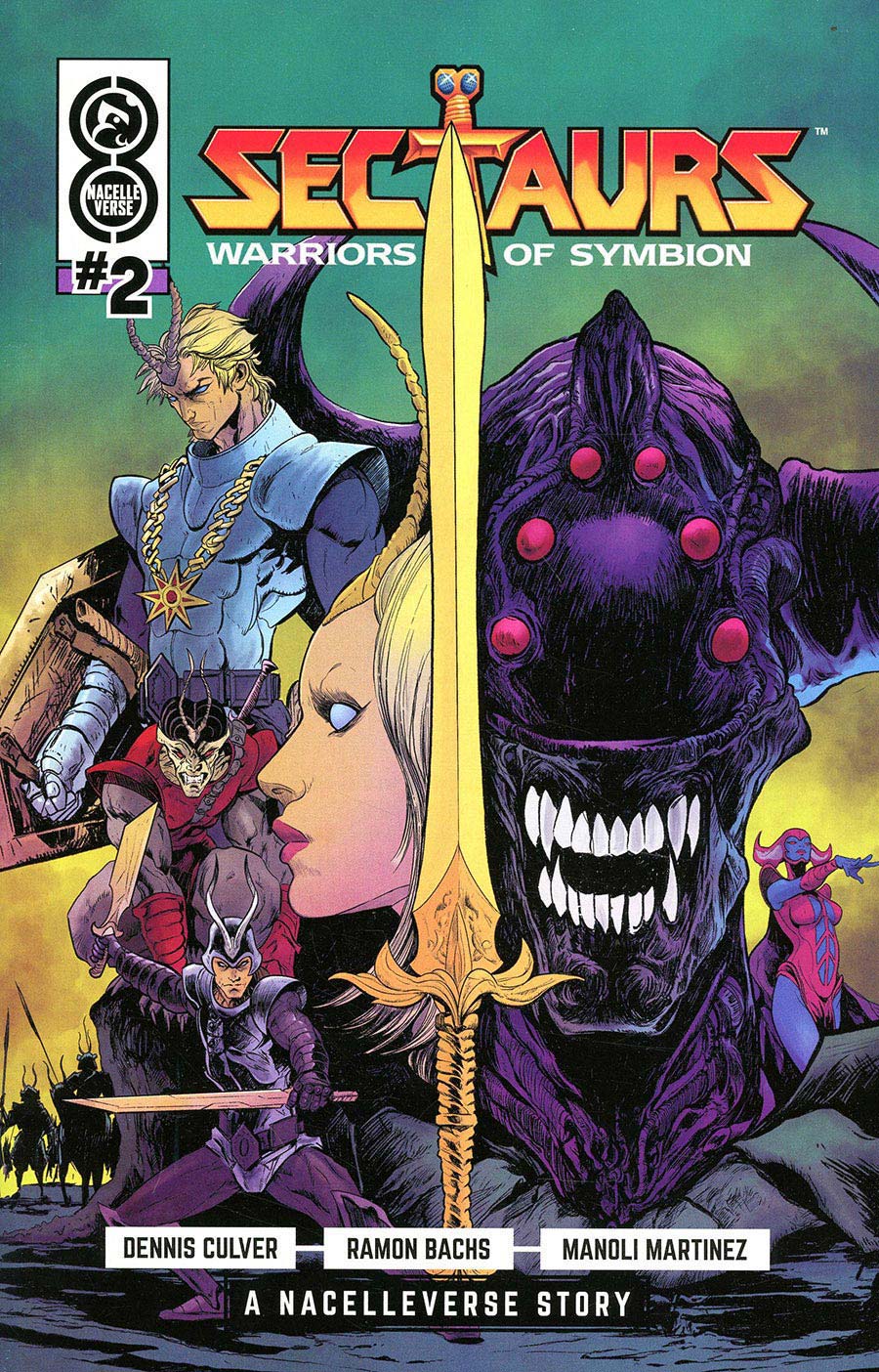 Sectaurs Vol 2 #2 Cover B Variant Adam Pollina & Rico Renzi Cover