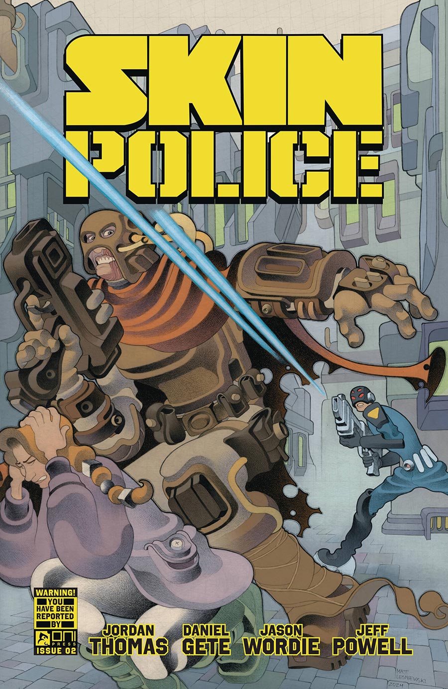 Skin Police #2 Cover B Variant Matt Lesniewski Cover