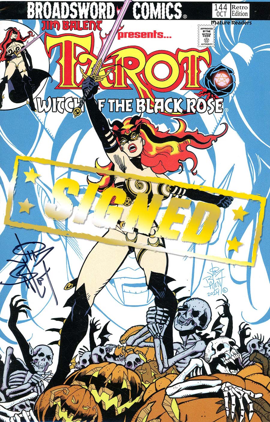 Tarot Witch Of The Black Rose #144 Cover D Studio Retro Edition