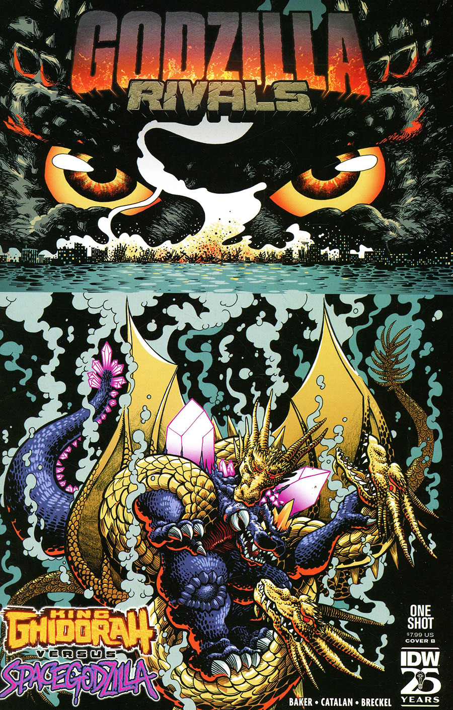 Godzilla Rivals King Ghidorah vs Spacegodzilla #1 (One Shot) Cover B Variant J Gonzo Cover