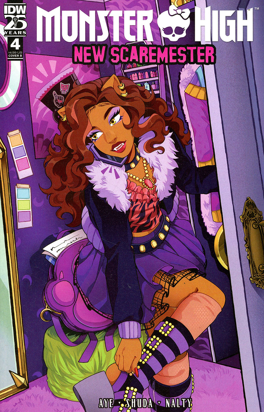 Monster High New Scaremester #4 Cover B Variant Luciannys Camacho Cover