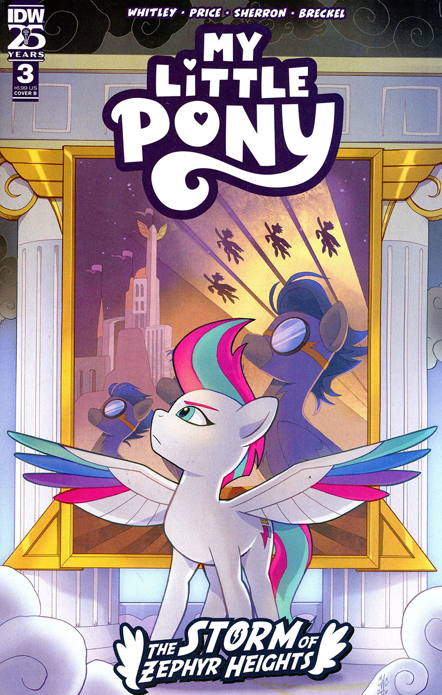 My Little Pony Storm Of Zephyr Heights #3 Cover B Variant Casey Coller Cover